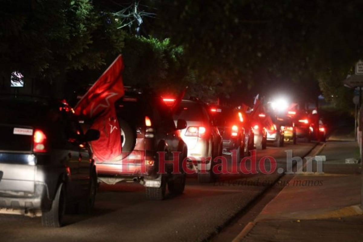 Entusiasmo y festejo en las calles por triunfo de Xiomara Castro (FOTOS)  