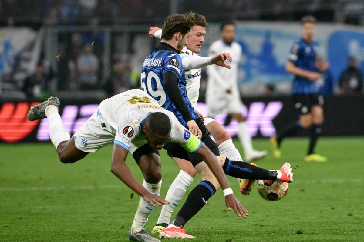 Olympique de Marsella empató 1-1 ante Atalanta.