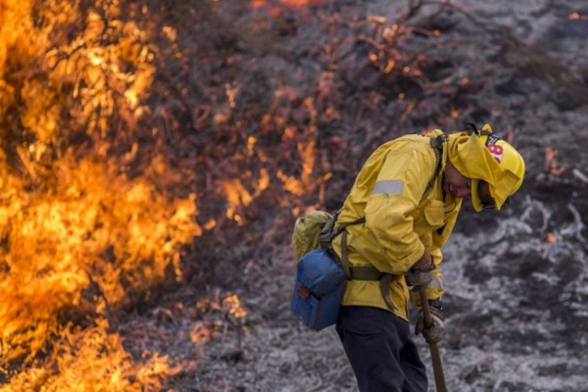 Miles de evacuados por voraz incendio en oeste de EEUU