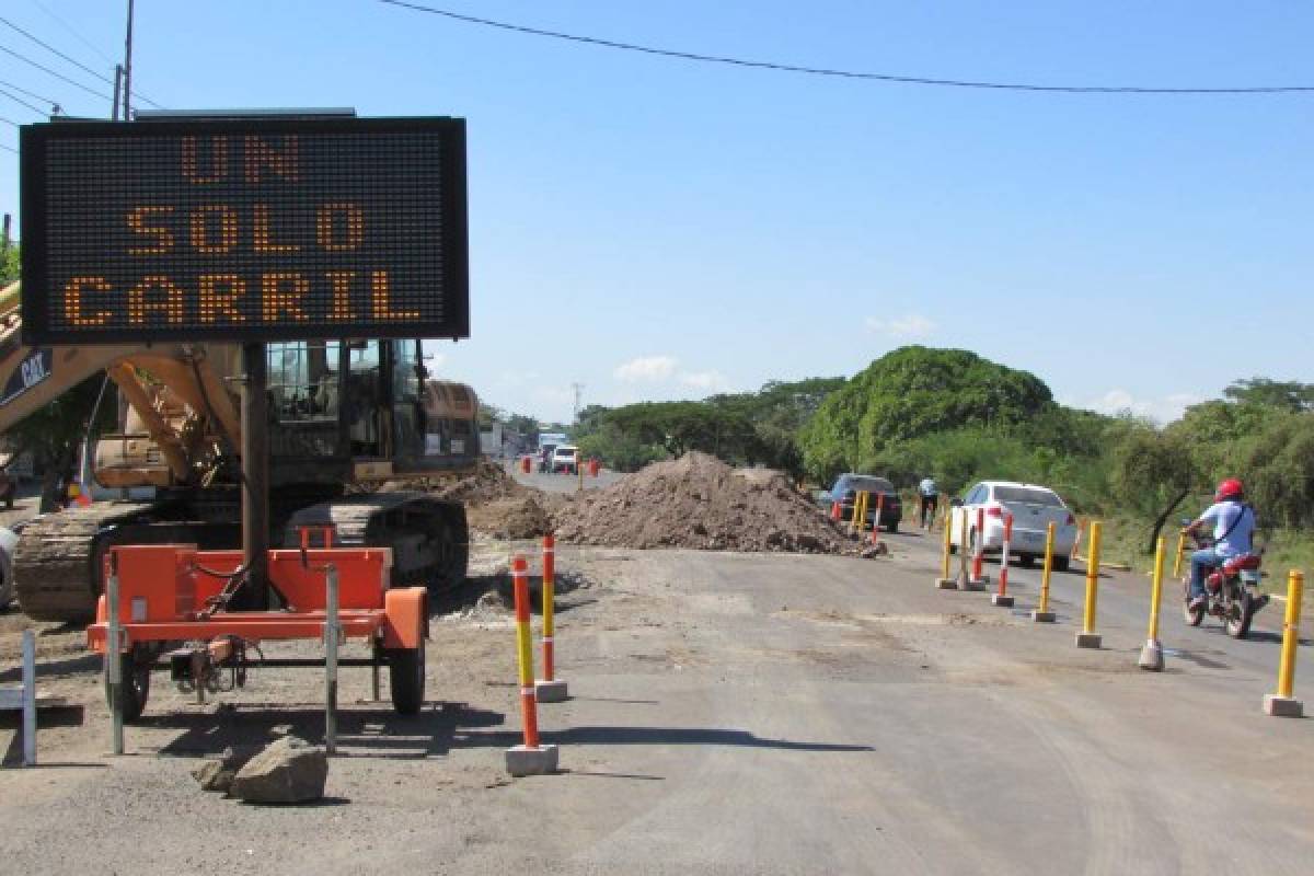 Honduras: En reparación 12 ejes de carretera de la zona Sur