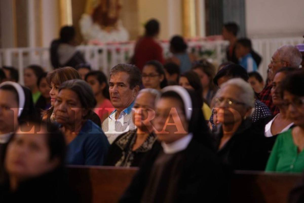 Pinto pidió la bendición de la Virgen de Suyapa