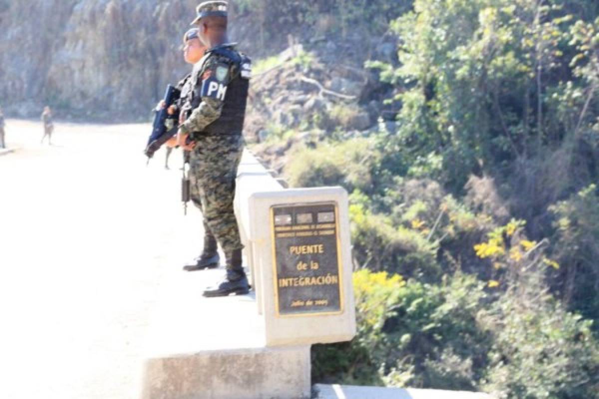 Presidente Hernández reconoce esfuerzos de Fuerza Binacional contra crimen organizado