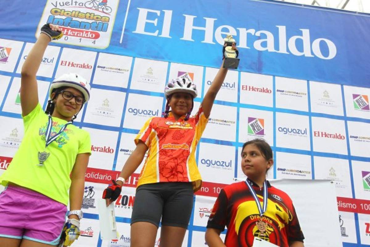 ¡Vivan los ganadores¡ de la Vuelta Ciclística Infantil