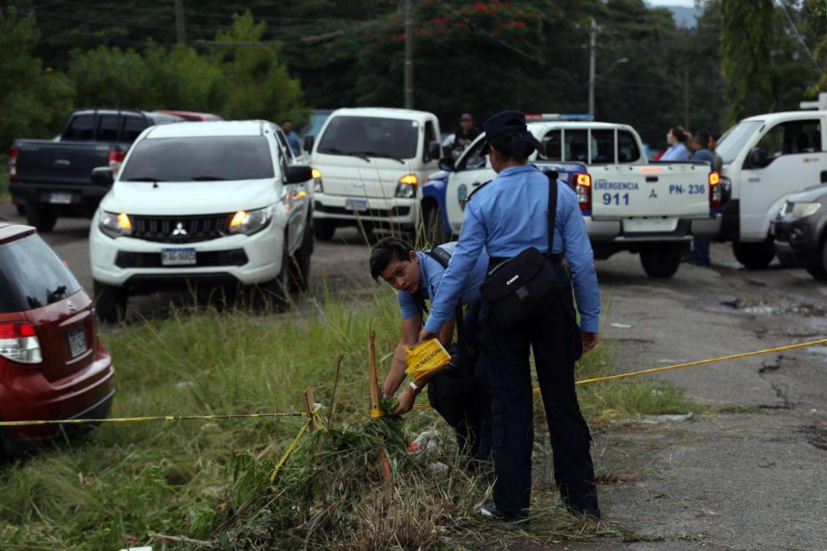 La Policía Nacional llegó a la zona.