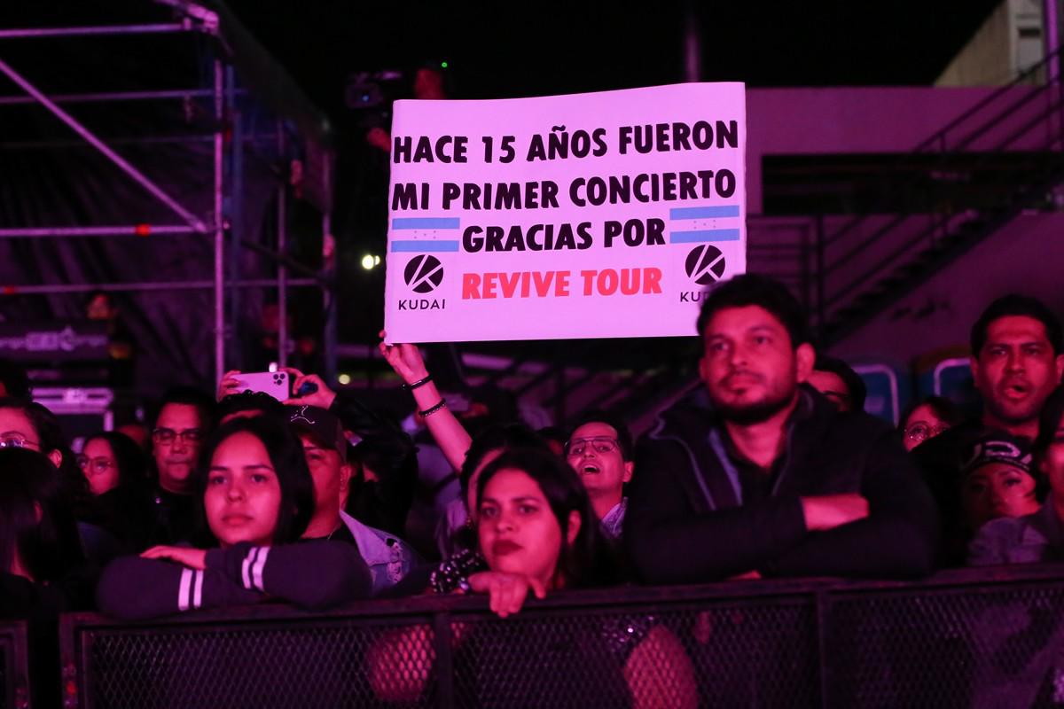 Así se vivió el concierto de Kudai en Tegucigalpa