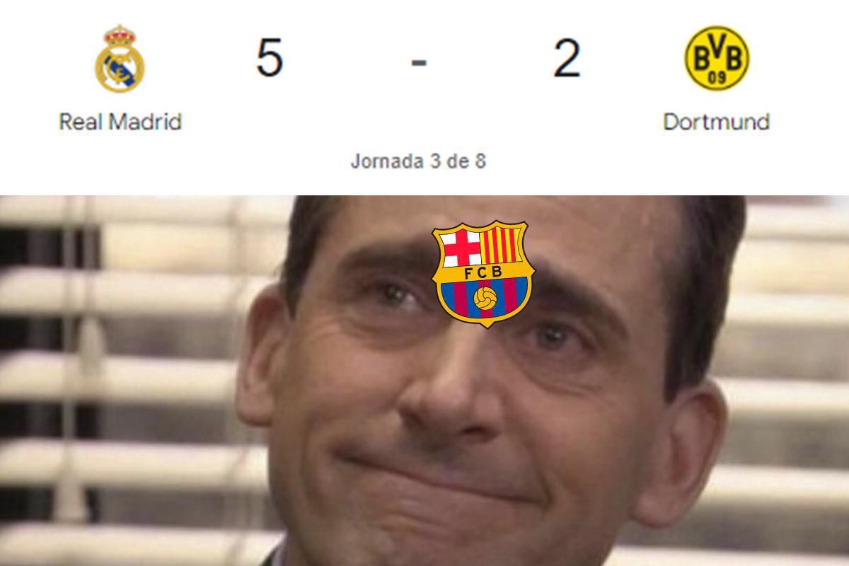 Memes que dejó la remontada de Real Madrid con triplete de Vinicius en Champions League