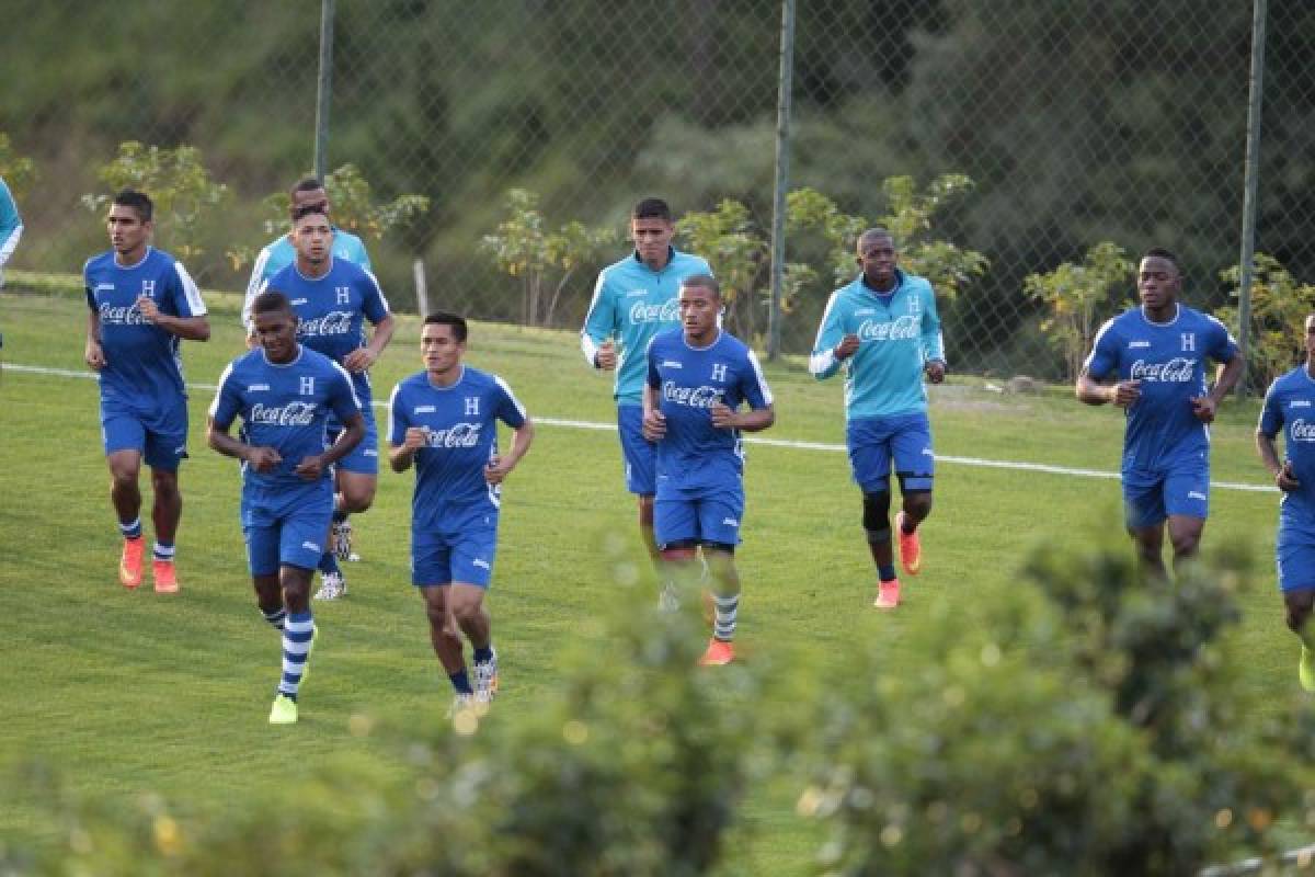 Honduras hizo su primer entrenamiento en Brasil