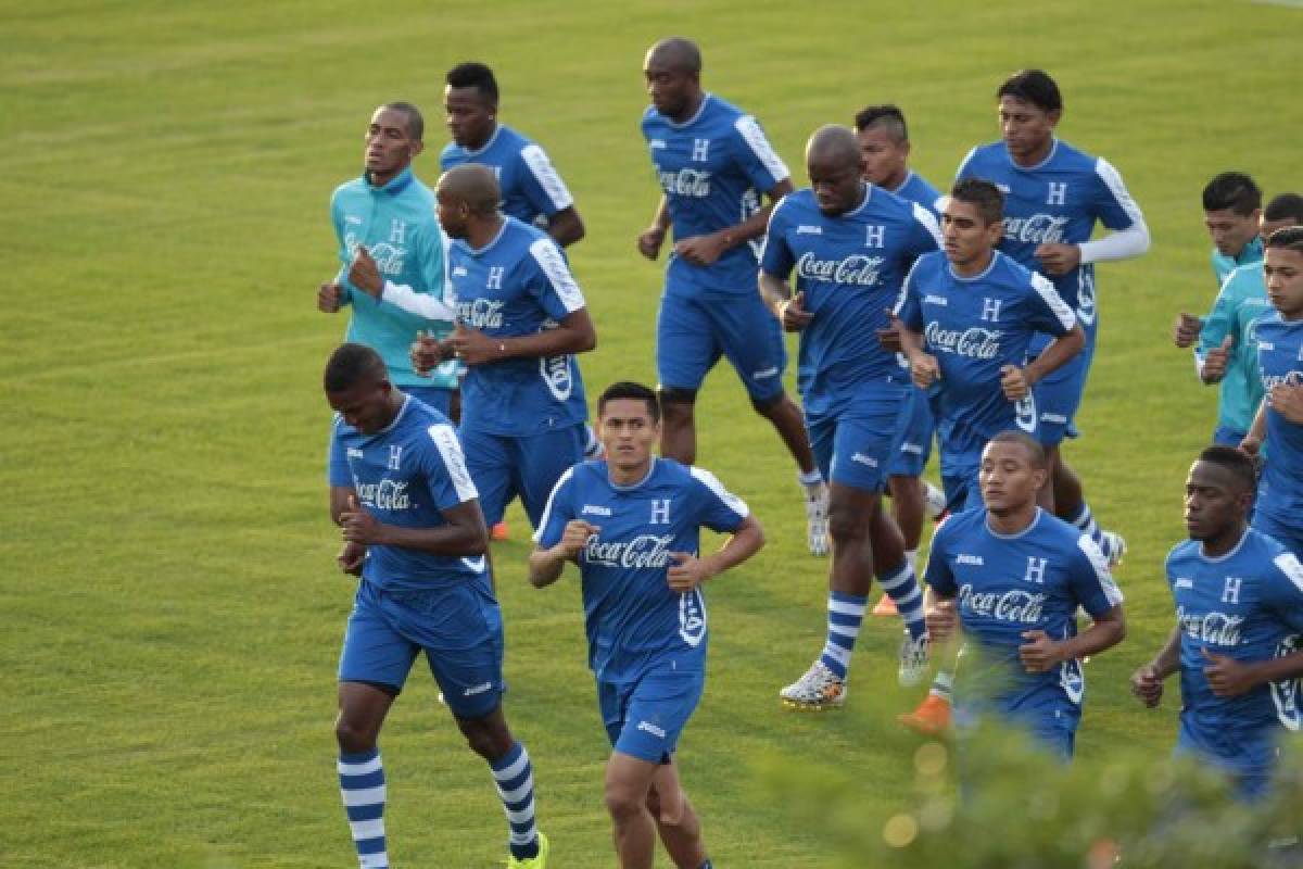 Honduras hizo su primer entrenamiento en Brasil