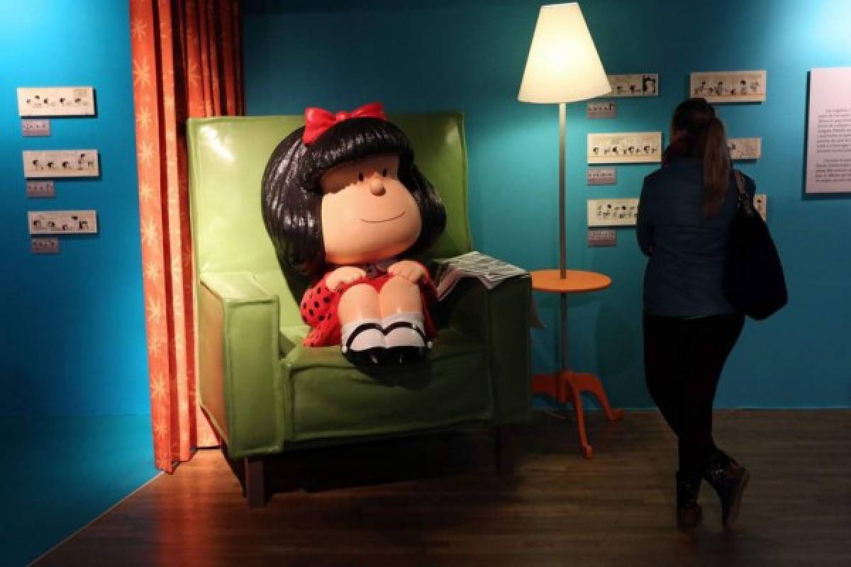 Mafalda, pequeña filósofa que sigue viva en sus libros