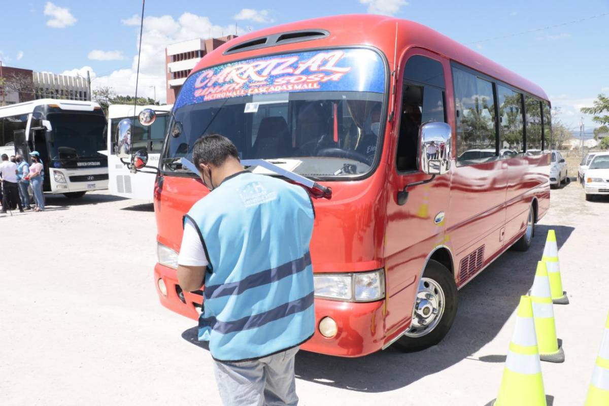 Cada una de las unidades pasará por una revisión.