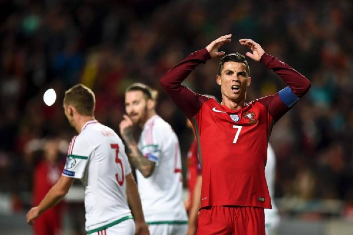 Portugal derrota 3-0 a Hungría con doblete de Cristiano Ronaldo en duelo eliminatorio