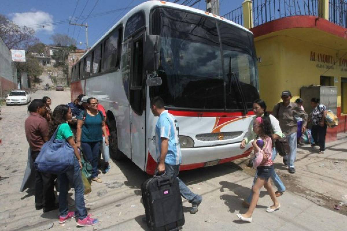 Tegucigalpa comienza a quedarse a solas al comenzar migración de la capital al interior del país