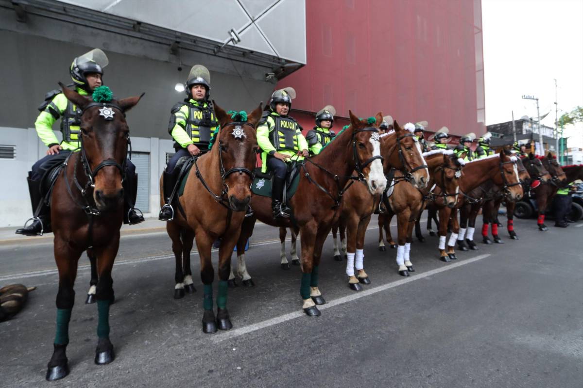 Máxima seguridad en Toluca para el México vs Honduras en el Nemesio Diez