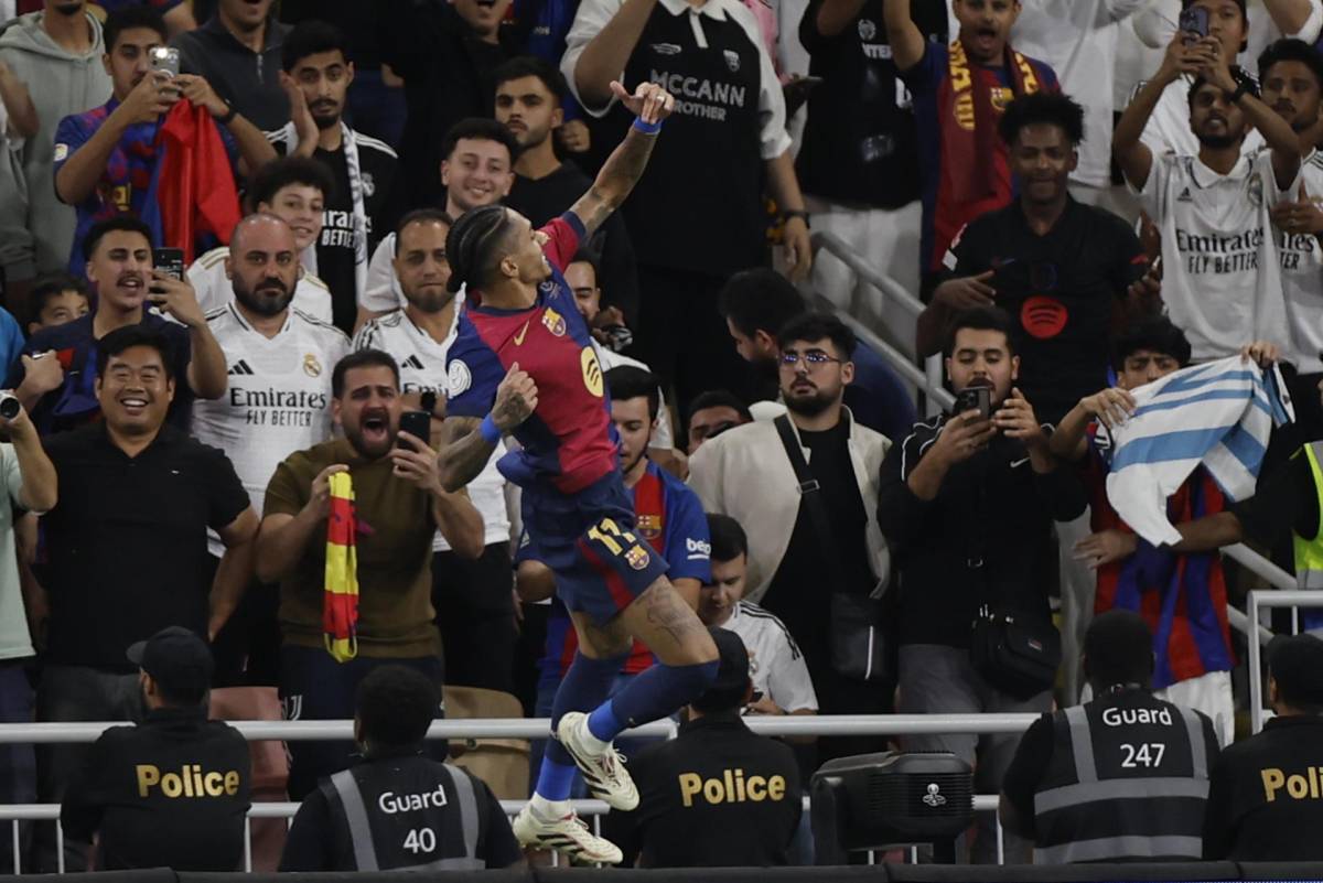 Las tristes imágenes de Real Madrid tras ser goleado por el Barcelona en final de Supercopa