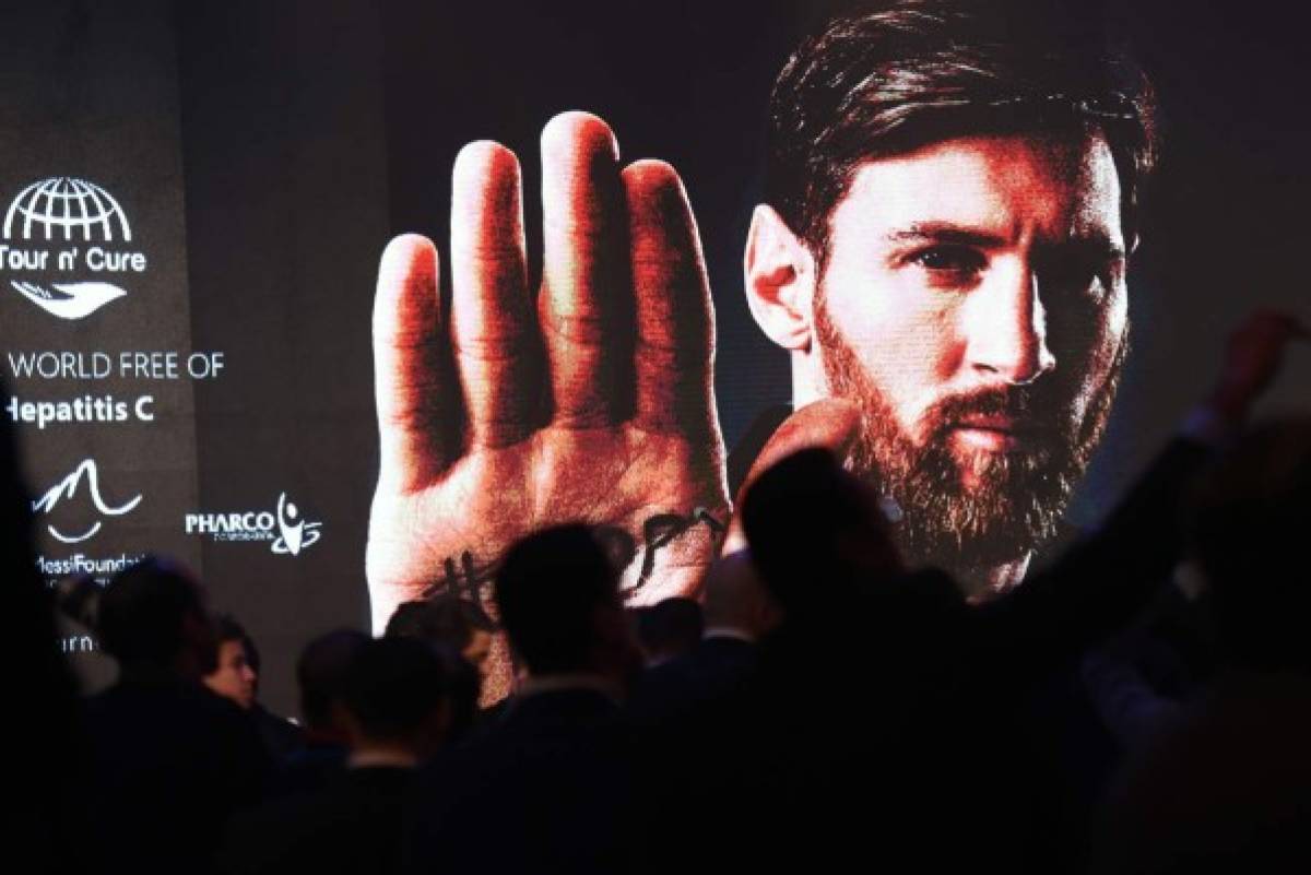 'Los medicamentos contra la hepatitis C salvan vidas, pongamos fin a las listas de espera', escribió Messi en su página de Facebook. Foto: AFP