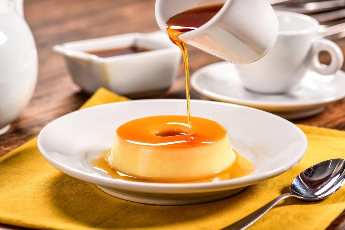 Esta preparación de caramelo puede servirte para varios tipos de flan.