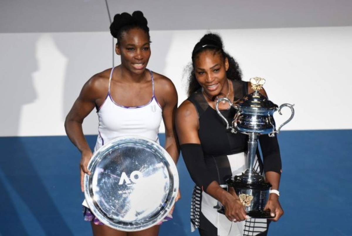 Las hermanas Williams disputaron la final del Abierto de Australia este sábado. (Foto: AFP / EL HERALDO Honduras / Noticias EL HERALDO)