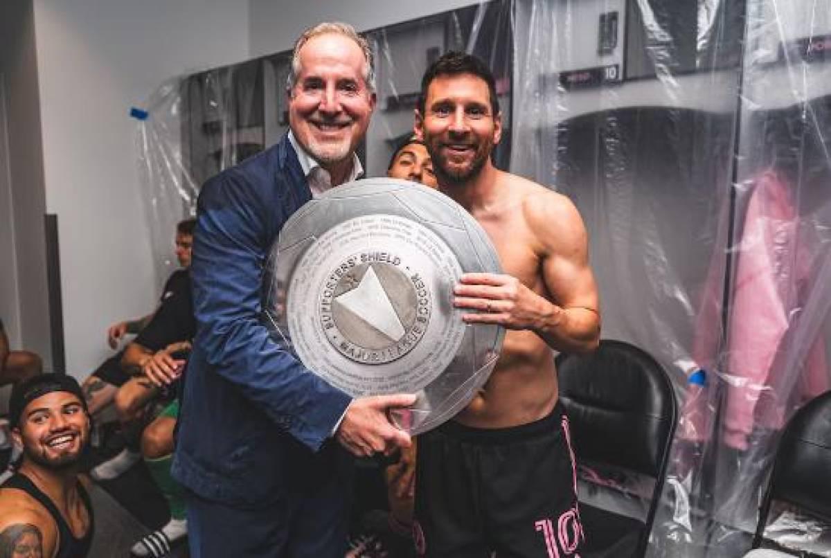 Así celebró el Inter Miami nuevo título; David Ruiz festejó al lado de Messi