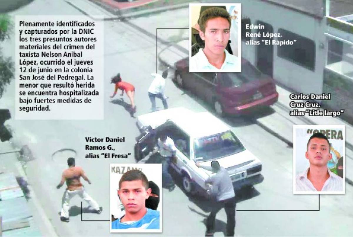 Capturan a los autores materiales de crimen del taxista en El Pedregal