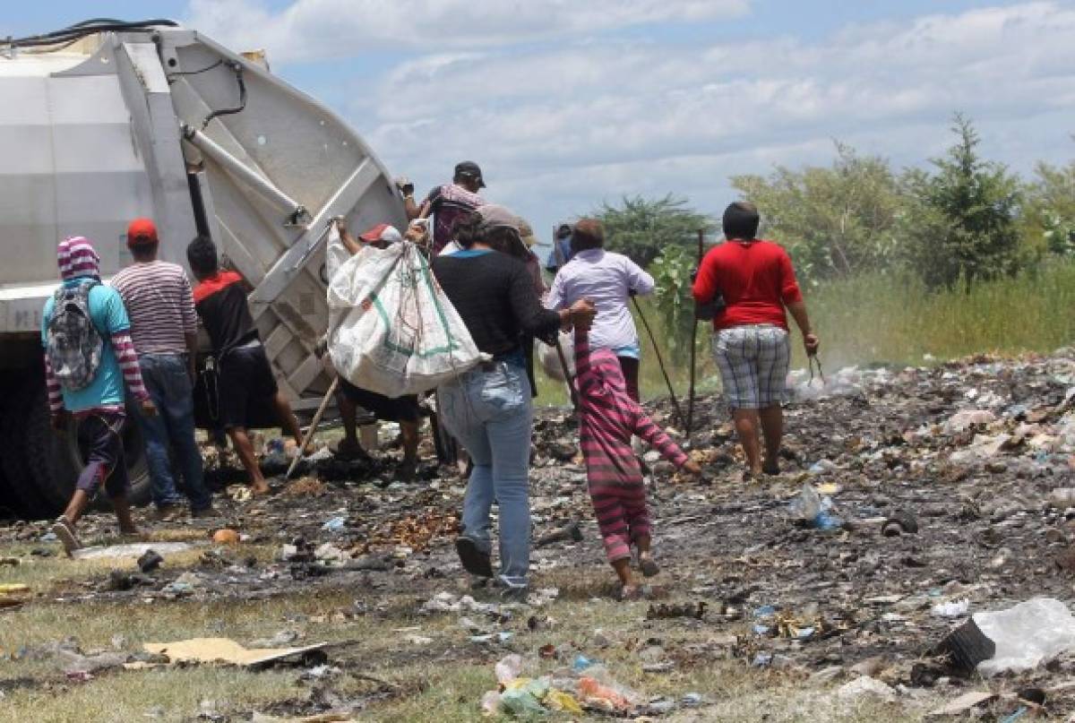 Niños en botadero expuestos a maras