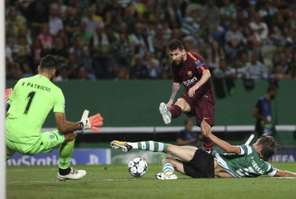 Barcelona derrotó 1-0 al Sporting de Portugal por el grupo D de la Champions League