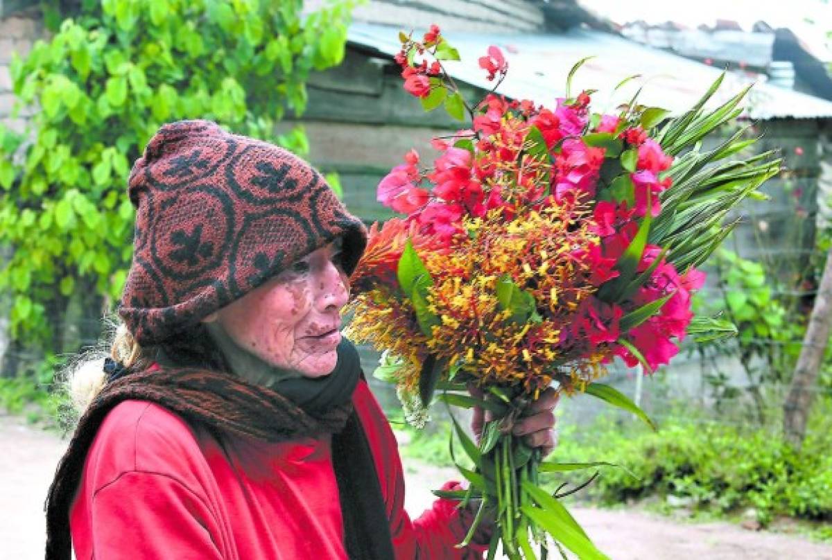 Virgen María, reina de las flores