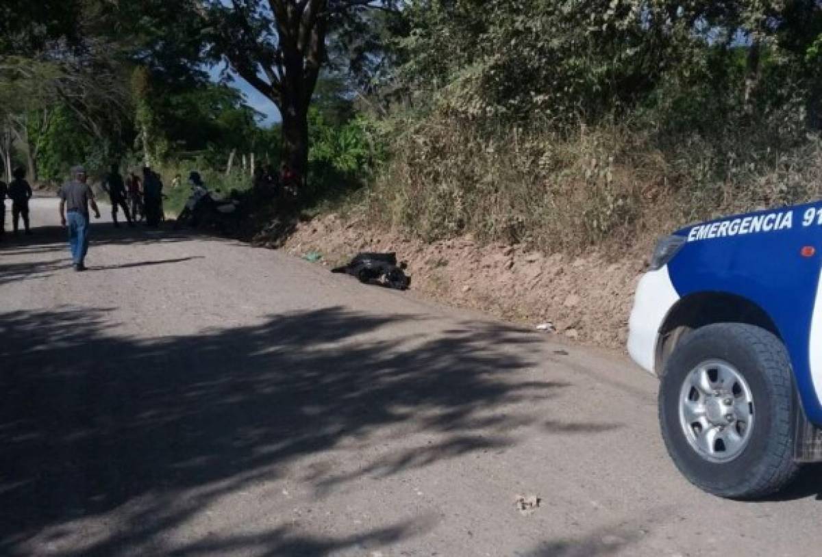 Honduras: Asesinan a hombre en Comayagua y victimarios le dejan rótulo a un lado