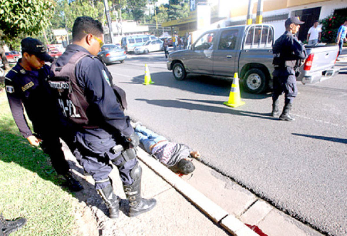 Acribillan a supuesto asaltante en Tegucigalpa