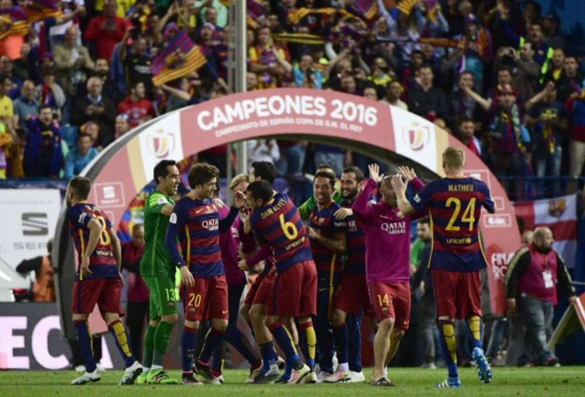 Barcelona gana su 28ª Copa del Rey al vencer al Sevilla en prórroga