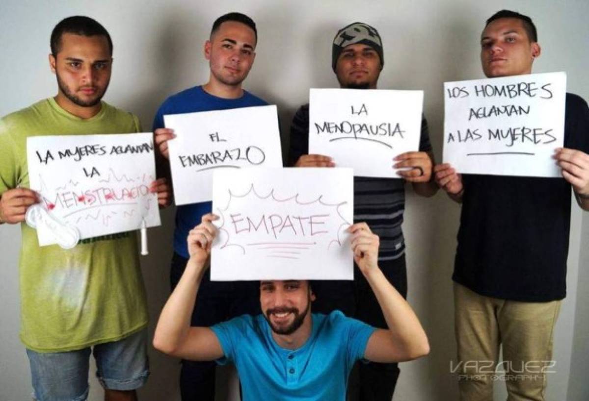 Hombres ''protestan'' en redes sociales y reclaman igualdad de género