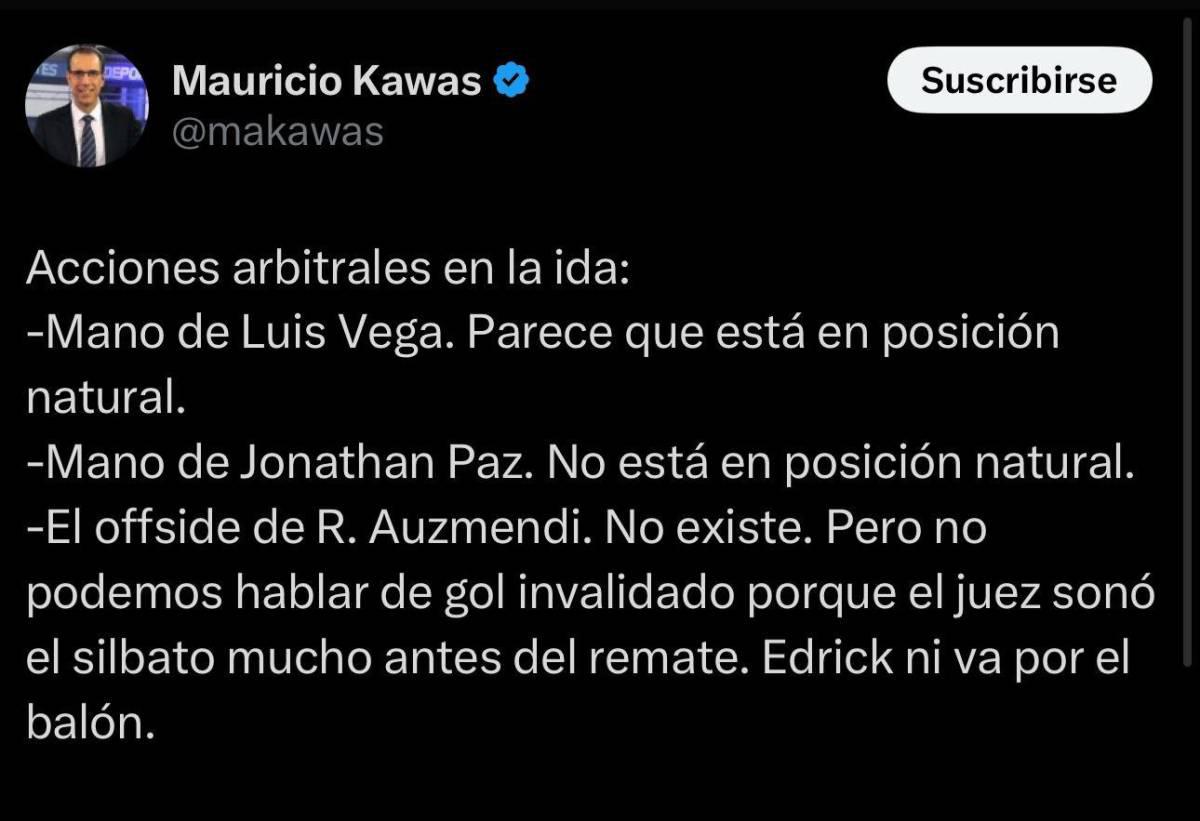 Lo que dicen medios y periodistas tras la final de ida de Motagua ante Olimpia