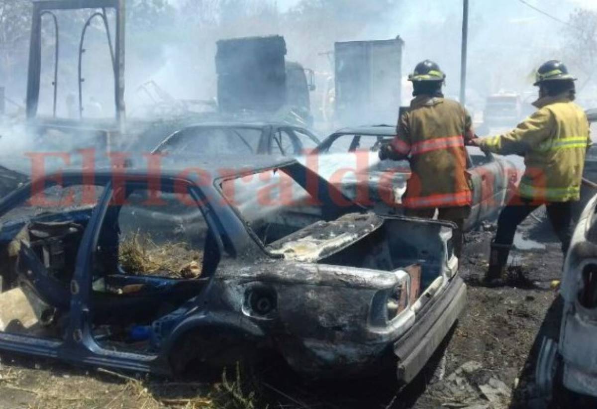 El incendio comenzó en el sector conocido como 'el mirador' (Foto: Estalin Irías/ El Heraldo Honduras/ Noticias de Honduras)