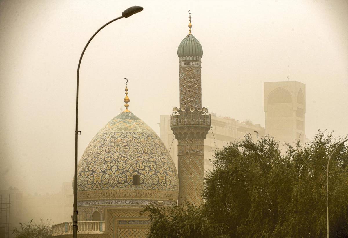 VIDEO: Tercera tormenta de arena en Irak en dos semanas