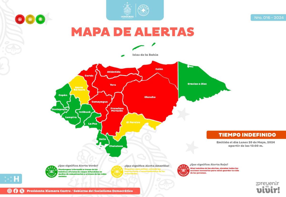 Vuelven a emitir alerta roja por contaminación en siete departamentos