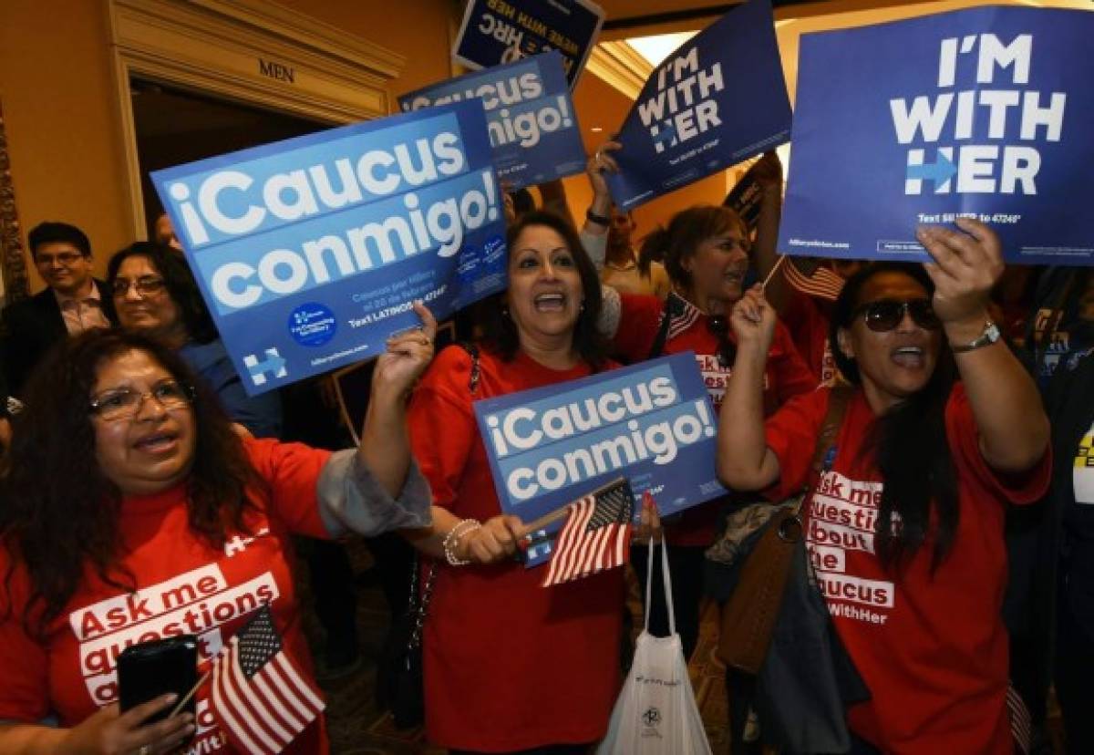 En el casino Caesars Palace en Las Vegas, Clinton obtuvo el 70% de los votos de los empleados, en su mayoría latinos.