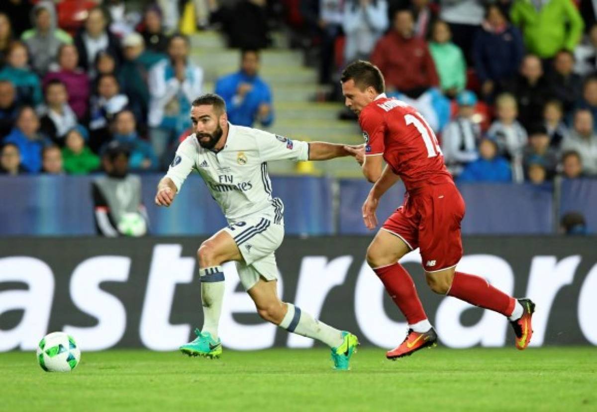 Real Madrid gana su tercera Supercopa de Europa tras derrotar al Sevilla