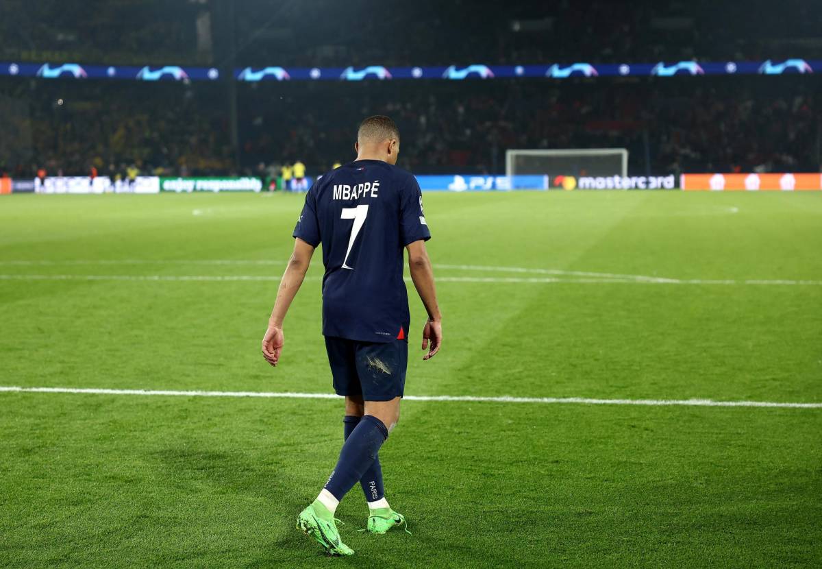 Mbappé se irá del PSG sin cumplir su sueño de ganar la Champions League.