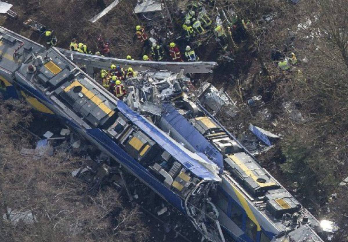 Un 'error humano' provocó el accidente de trenes en Alemania