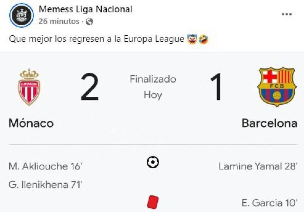 Barcelona cae ante Mónaco y los memes lo hacen pedazos