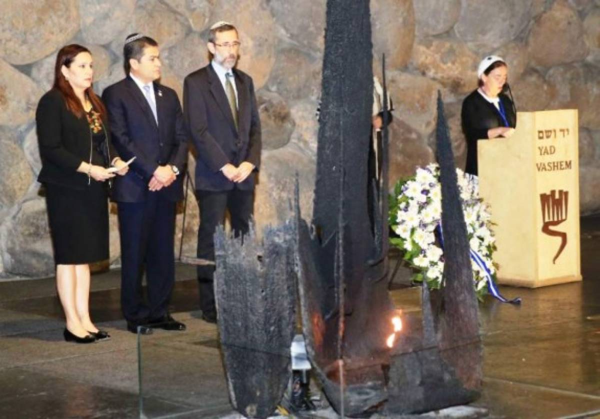 Homenaje a víctimas del Holocausto a nombre del pueblo de Honduras