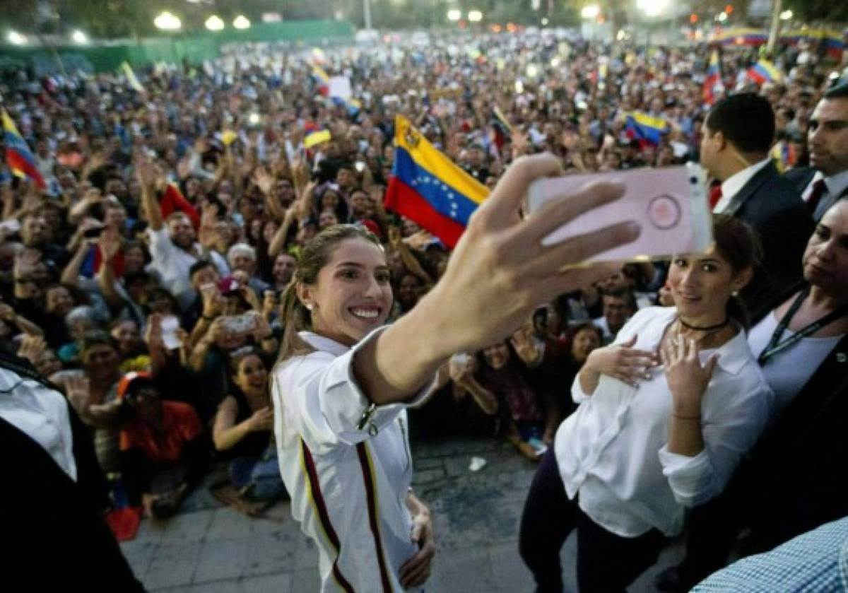 Fabiana Rosales, esposa del líder opositor venezolano Juan Guaidó, es muy querida por los venezolanos.