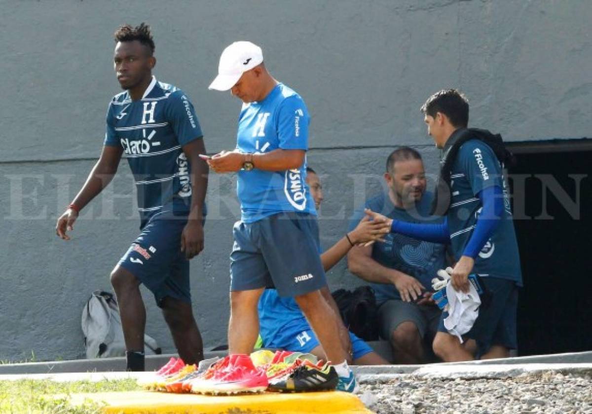 Michaell Chirinos es la novedad en el entrenamiento de la Selección de Honduras