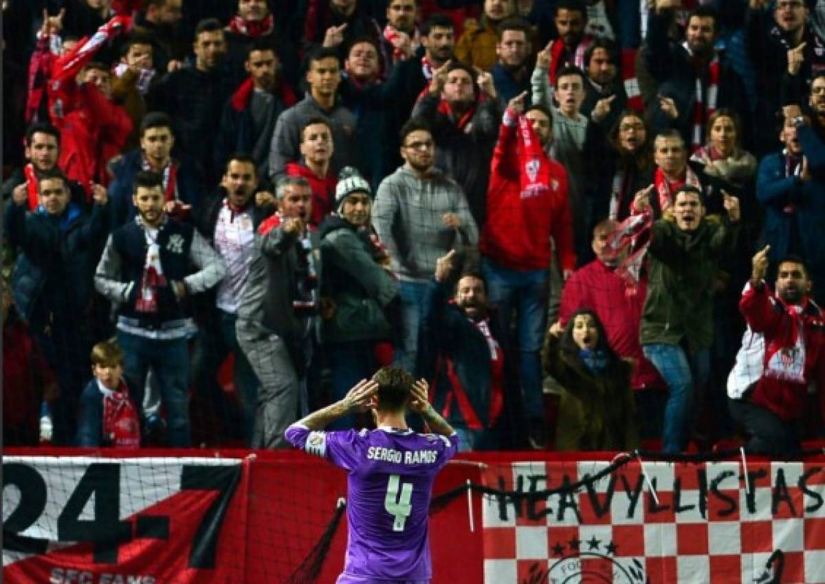 Liga española denuncia insultos contra Ramos en Sevilla   