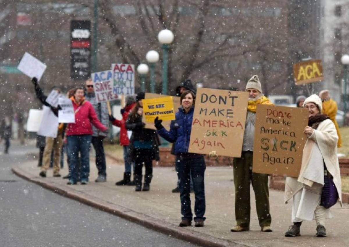 Celebridades se suman a protesta contra Trump en Nueva York