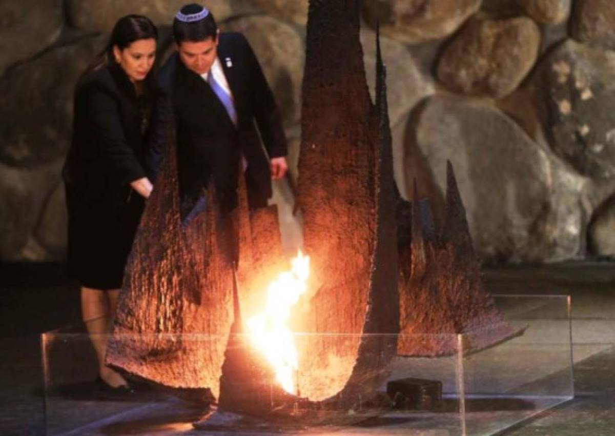 Homenaje a víctimas del Holocausto a nombre del pueblo de Honduras