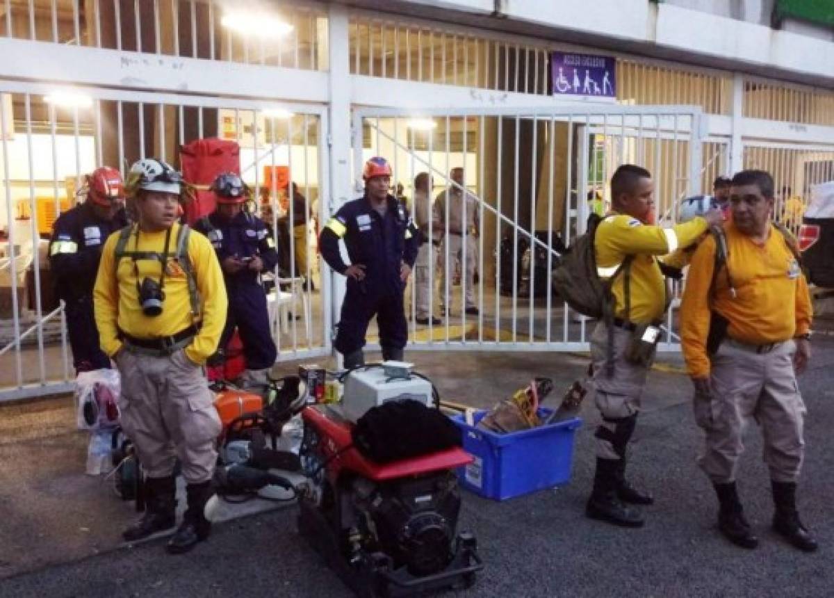 Rescatistas hondureños abandonaron estadio por nuevo sismo en México