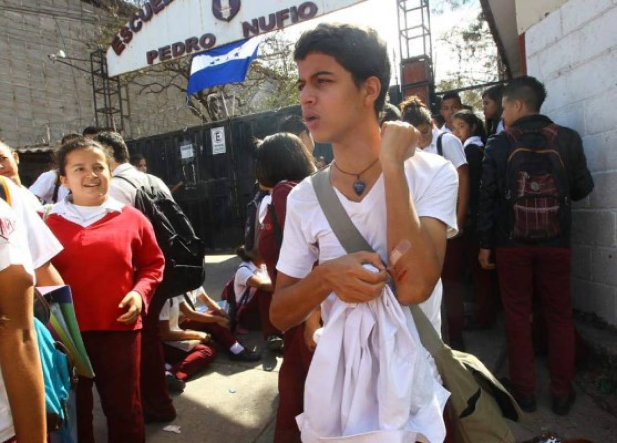 Estudiantes retoman protestas en Honduras