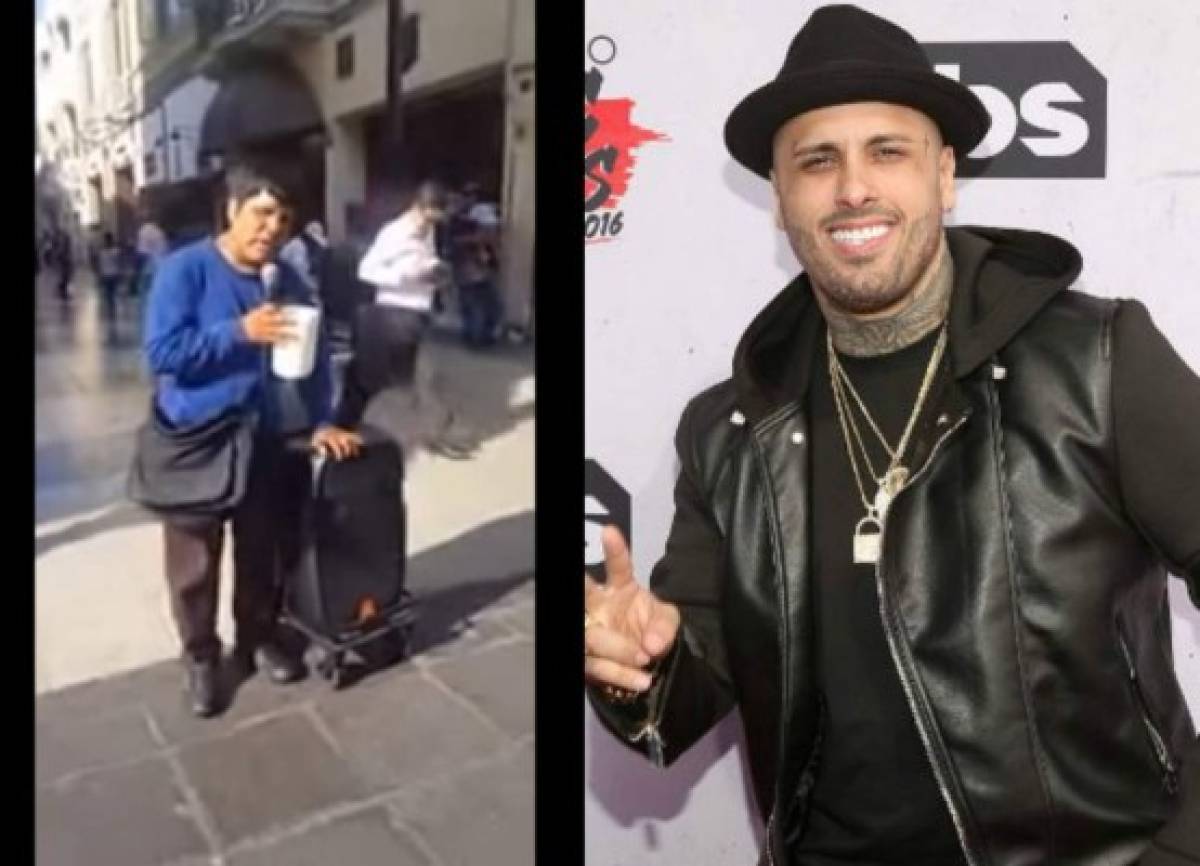 Un ciego en Perú canta tema de Nicky Jam conmueve al cantante