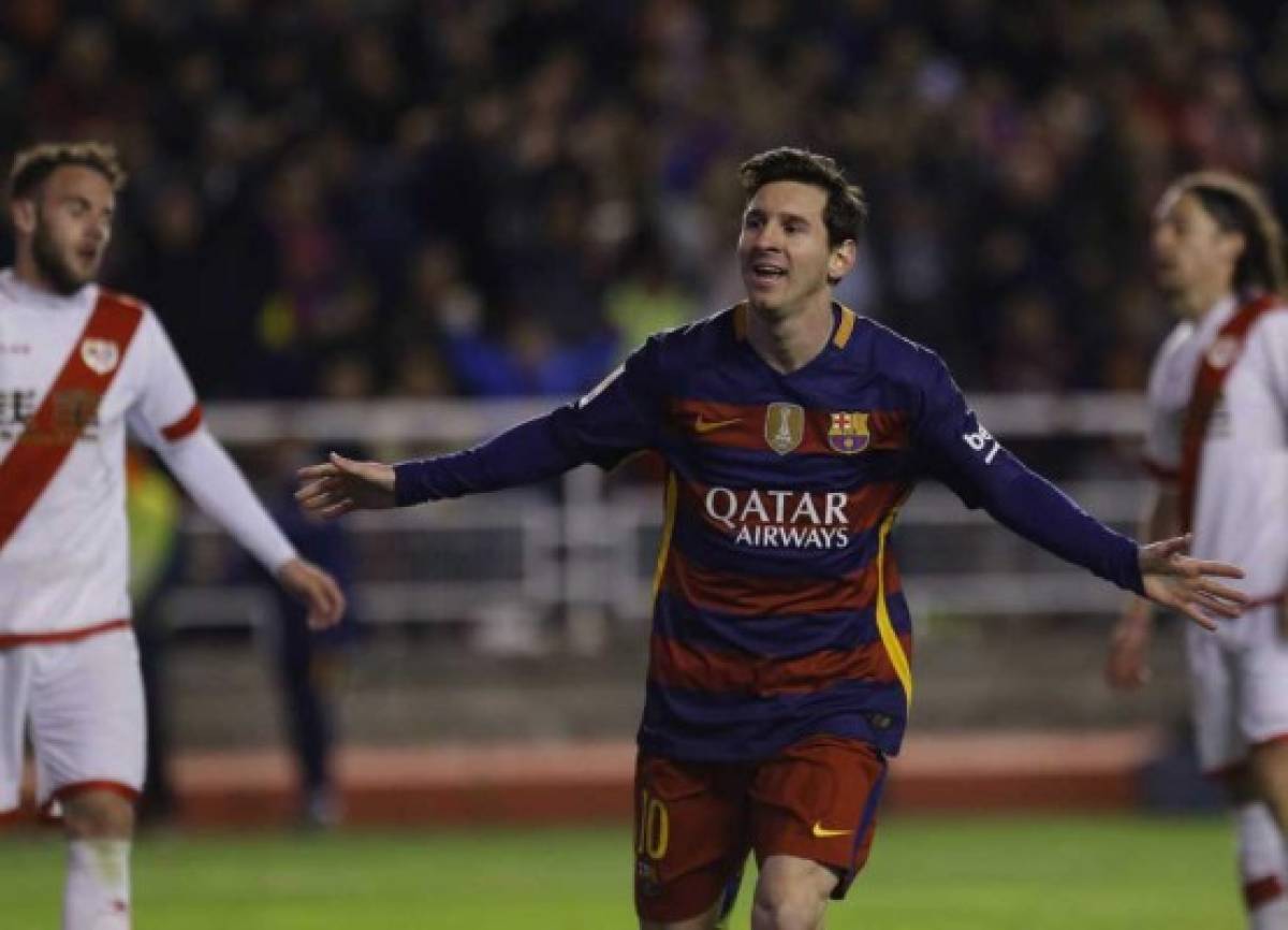 Barcelona venció al Rayo Vallecano con triplete de Messi