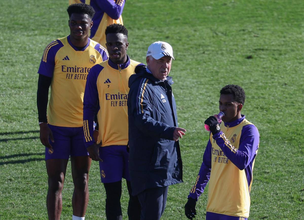 Entrenamiento de Real Madrid